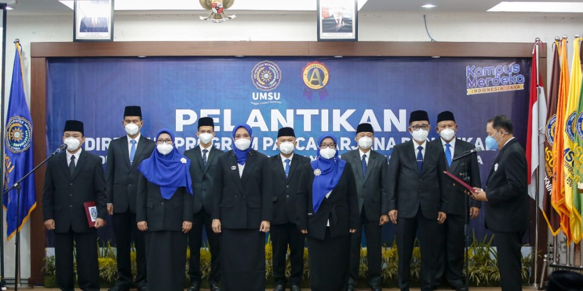 Rektor UMSU Lantik Direktur Program Pascasarjana dan Dekan di Lingkungan Universitas Muhammadiyah Sumatera Utara Masa Jabatan 2021-2025