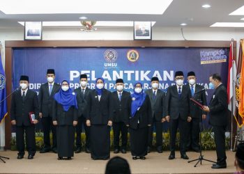Rektor UMSU Lantik Direktur Program Pascasarjana dan Dekan di Lingkungan Universitas Muhammadiyah Sumatera Utara Masa Jabatan 2021-2025