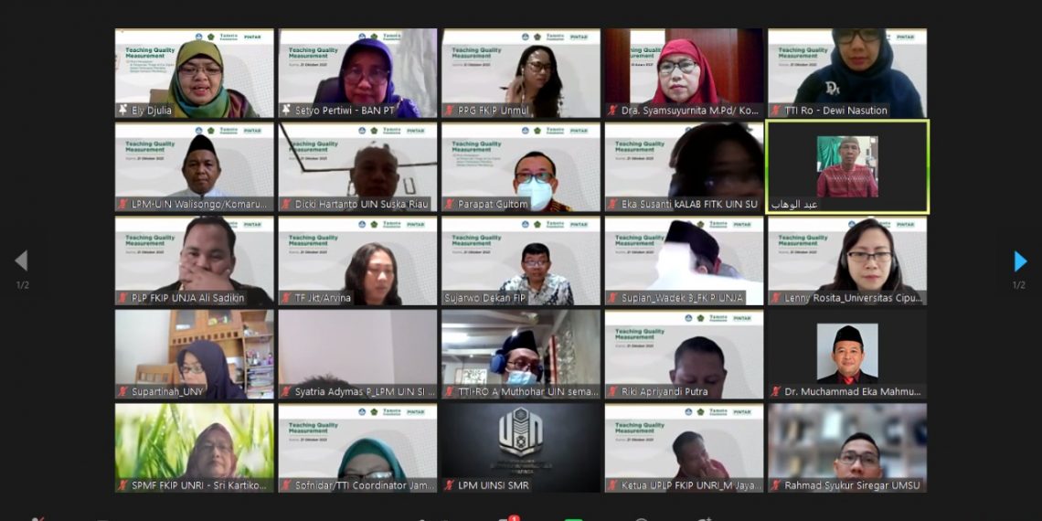 FKIP UMSU Ikuti Pembukaan dan Pertemuan Perdana Teaching Quality Measurement “Mutu Pengajaran di PerguruanTinggi di Era Digital Dalam Penerapan MBKM (Merdeka Belajar Kampus Merdeka)”