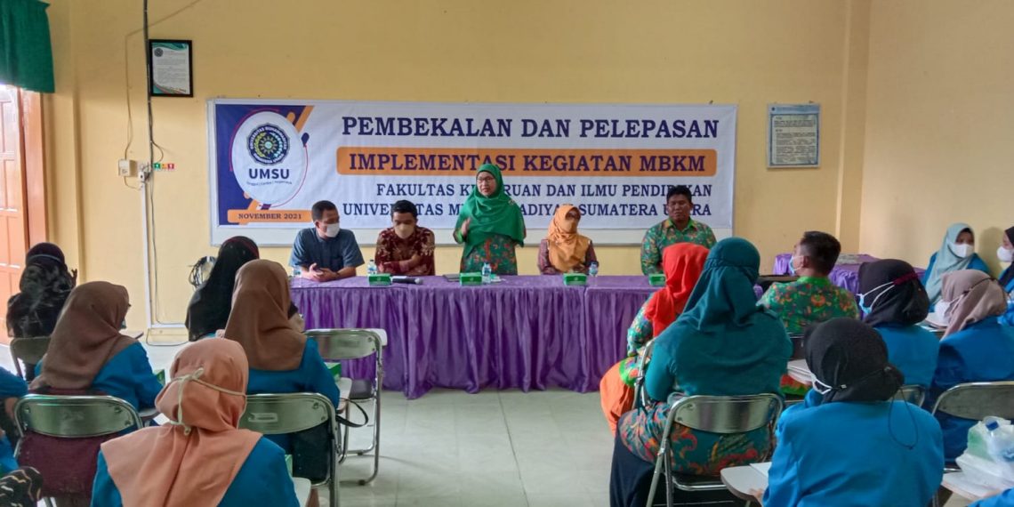 FKIP UMSU Adakan Pembekalan dan Pelepasan “Implementasi Kegiatan MBKM”