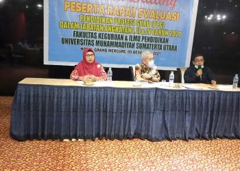 FKIP UMSU Adakan Rapat Evaluasi PPG Dalam Jabatan Angkatan I, II dan IV Tahun 2021