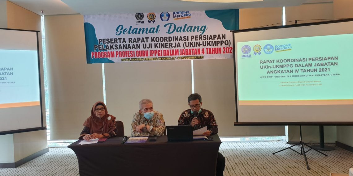 FKIP UMSU Ikuti Rapat Koordinasi Persiapan Pelaksanaan Uji Kinerja (UKIN-UKMPPG) Program Profesi Guru (PPG)