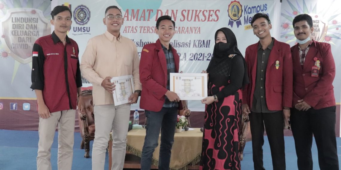 PK IMM FKIP UMSU Lakukan Kegiatan Talkshow Sosialisasi KBMI Tema “Menumbuhkan Jiwa Enterpreneuship Kalangan Muda yang Kreatif Melalui KBMI”