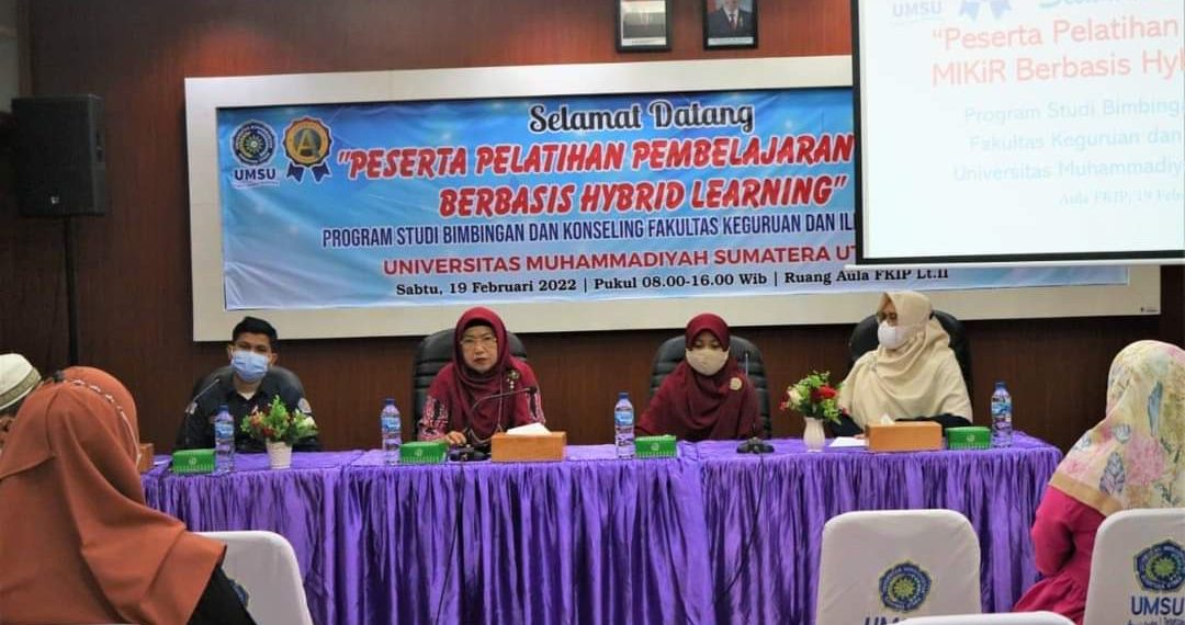 Prodi BK FKIP UMSU Laksanakan Pelatihan Pembelajaran Mikir Berbasis Hybrid Learning