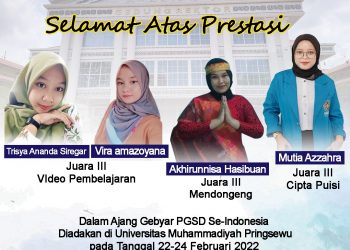 Mahasiswa Program Studi PGSD Raih Prestasi: FKIP UMSU Terus Mendorong Mahasiswa Untuk Berprestasi
