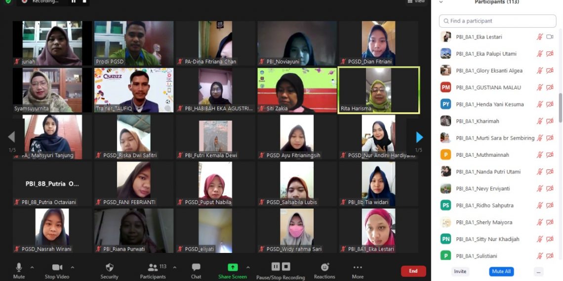 FKIP UMSU Mengadakan Pelatihan Quizizz Untuk Mahasiswa