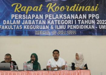 FKIP UMSU Menyelenggarakan Rapat Persiapan Pelaksanaan PPG Dalam Jabatan Tahun 2022