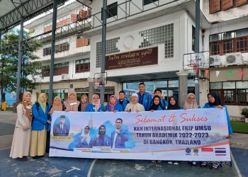 Mahasiswa FKIP UMSU Mengikuti Kegiatan KKN Internasional di Bangkok, Thailand