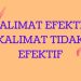 Kalimat Efektif dan Tidak Efektif 