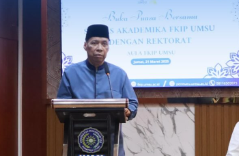 Hangat dan Penuh Makna, Sivitas Akademika FKIP UMSU Gelar Buka Bersama Bersama Rektor